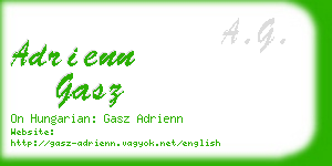 adrienn gasz business card